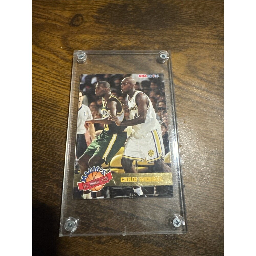 Chris Webber NBA Hoops 1993 Magic's All Rookie Team Hard Case!